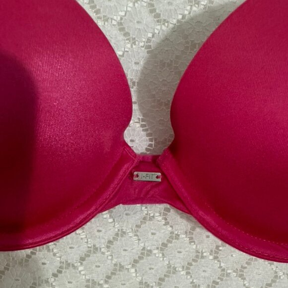 I-Fit Self Expressions Hot Pink Padded Push Up Bra - Adj. Straps Size 36A - Picture 5 of 7